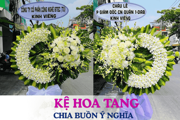 mẫu kệ hoa tang lễ sang trọng, ý nghĩa
